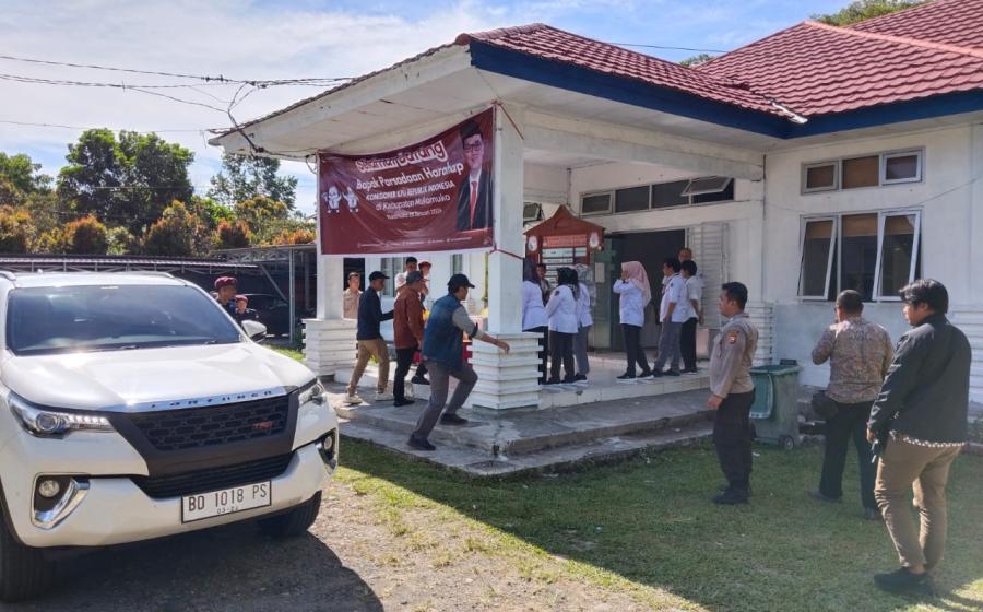 Polres Mukomuko Kawal Kedatangan Komisioner KPU Pusat di Mukomuko