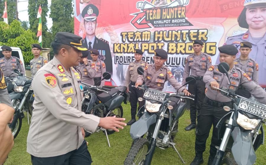 Polres Bengkulu Utara Bentuk Team Khusus "Team Hunter Knalpot Brong"