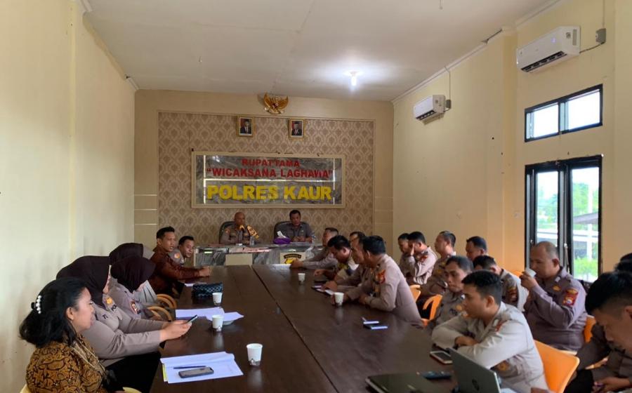 Tindak Lanjut DIPA Tahun 2024, Polres Kaur Laksanakan Kegiatan Asistensi