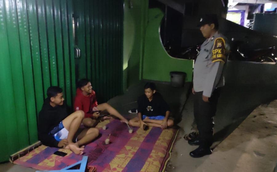 Cegah Tindak Pidana 3C Polsek Giri Mulya Gelar Patroli dialogis