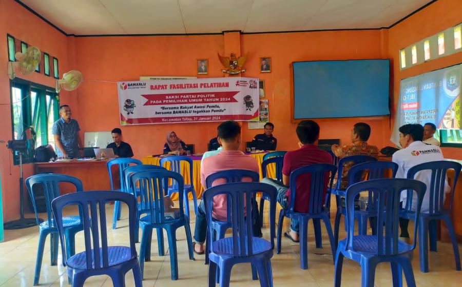 Polsek Kaur Selatan Monitoring Kegiatan Panwascam Kecamatan Tetap 