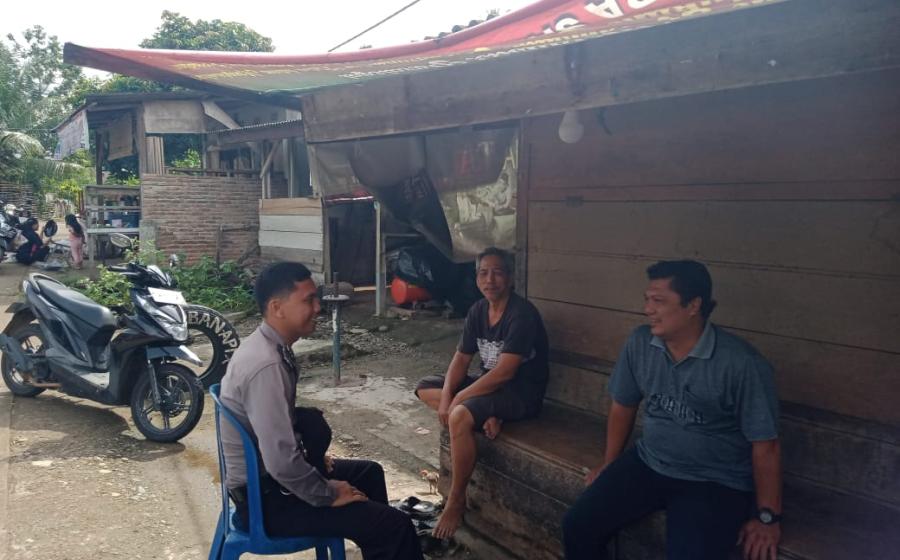 Cipkon Kondusif di Wilkum, Polsek Muara Sahung Patroli KRYD Sampaikan Imbauan Kamtibmas 