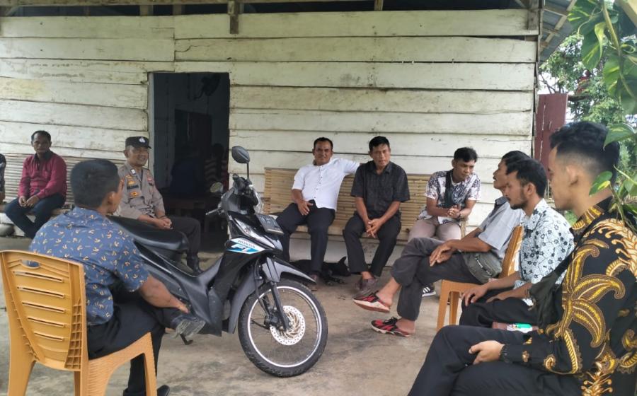 Sambangi Pospel HKBP Padang Petron, Bhabinkamtibmas Polsek Kaur Selatan Gelar Minggu Kasih 