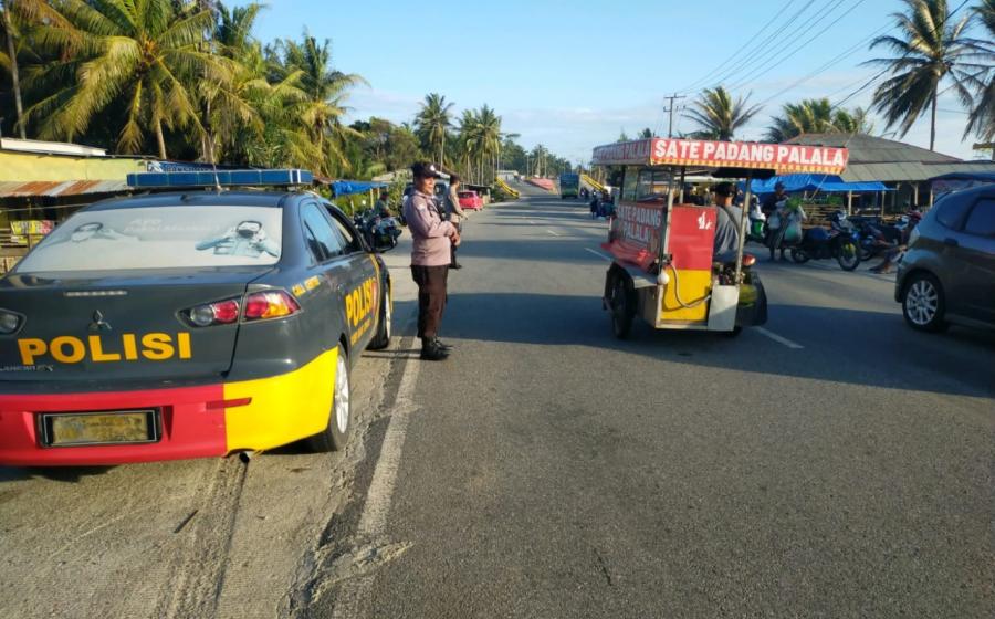 Cegah Aksi Balap Liar di Jembatan Pantai Hili, Polres Kaur Lakukan Patroli