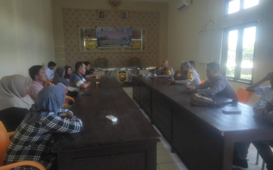 Cegah Pungli, Polres Kaur Rapat Koordinasi Pemberantasan Pungli Bersama Sektor Transportasi dan Wisata