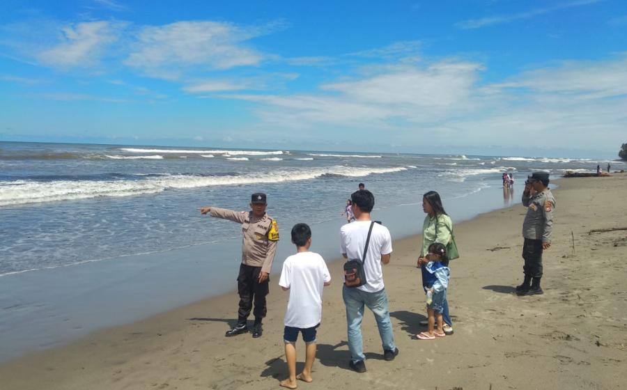 Polsek Lais Laksanakan Pengamanan Objek Wisata Tapak Batu