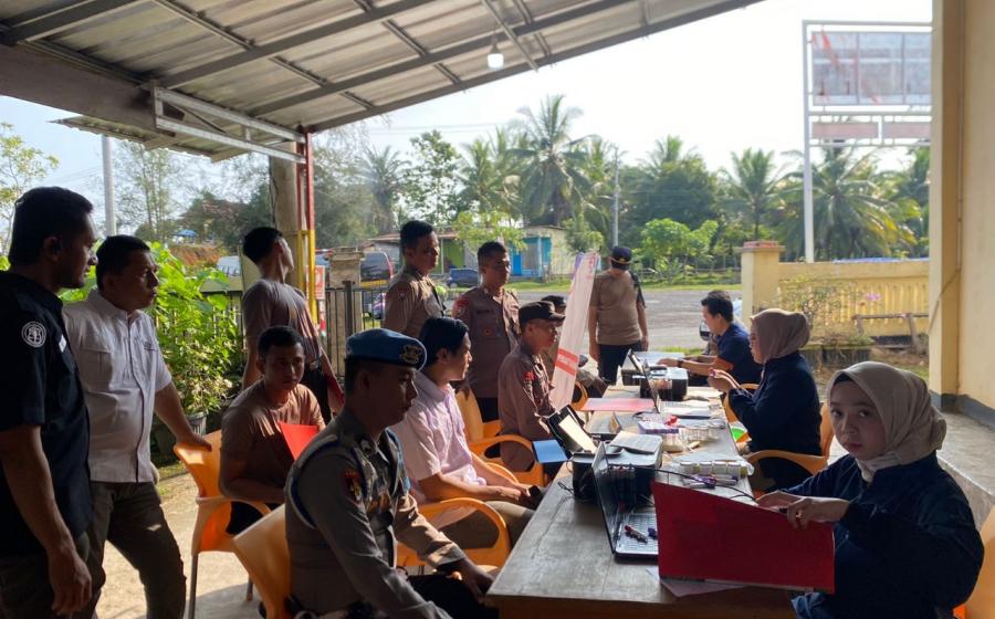 Pastikan Kondisi Personel Sehat, Sie Dokkes Polres Kaur Bekerjasama dengan Biddokes Polda Gelar Rikkes Berkala 