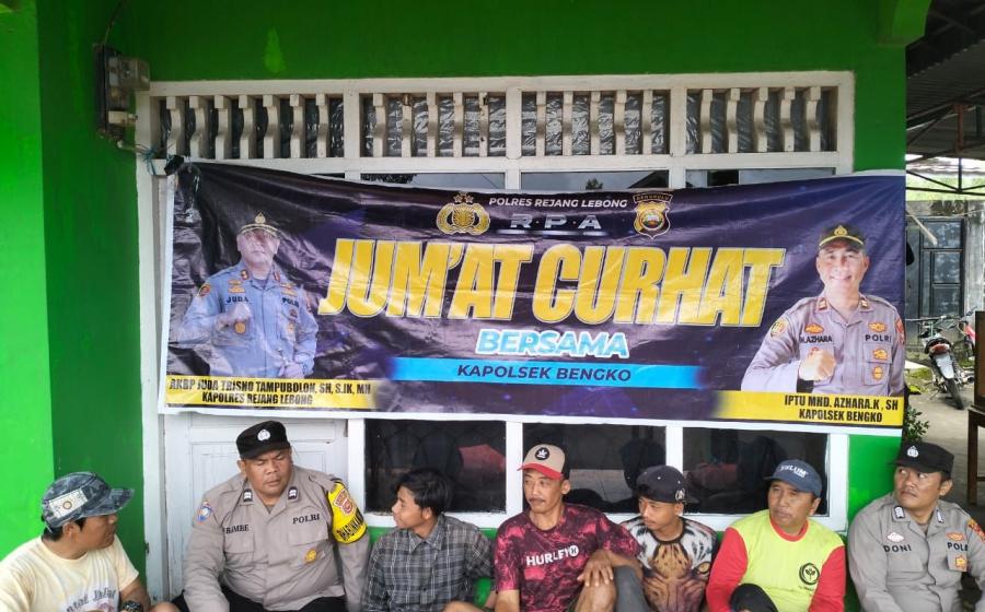 Polsek Sindang Dataran Laksanakan Jumat Curhat di Desa IV Suku Menanti 
