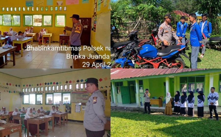 Police Goes To School, Polsek Jajaran Polres Kaur Sampaikan Imbauan Kamtibmas 
