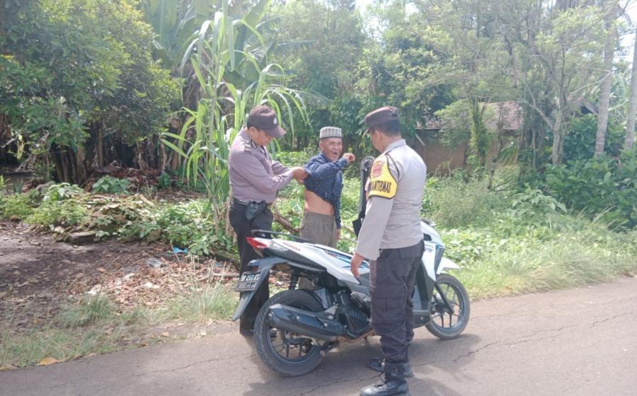 Tekan Kriminalitas, Polsek Selupu Rejang Gelar Razia Senjata Api dan Senjata Tajam
