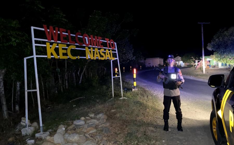 Polsek Nasal Patroli Objek Vital dan Tempat-Tempat Rawan Kamtibmas 