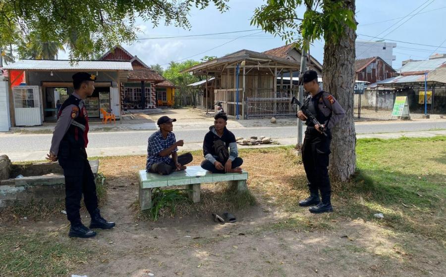 Polres Kaur Patroli Dialogis Presisi, Ciptakan Situasi Kamtibmas Kondusif 