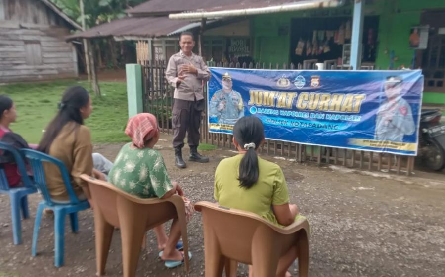 Gelar Jumat Curhat, Polsek Kotapadang Dengarkan Aspirasi Warga Desa Lubuk Mumpo 
