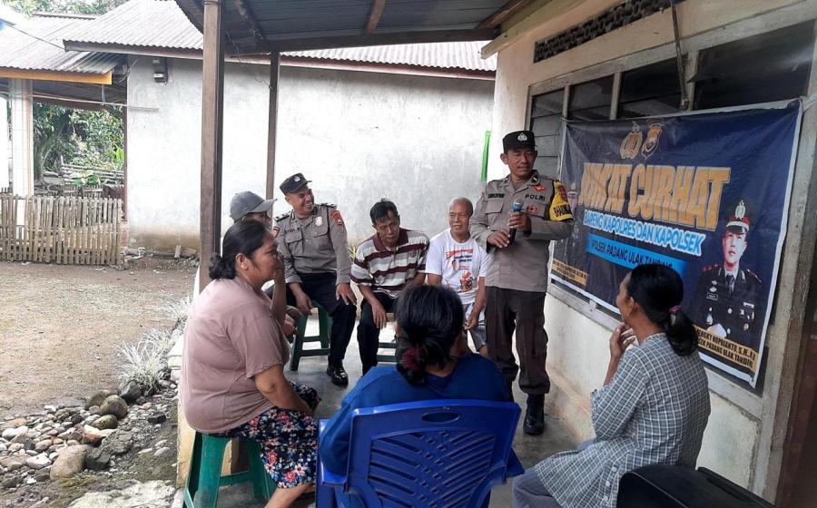 Polsek Padang Ulak Tanding Jumat Curhat Bersama Warga Binaan