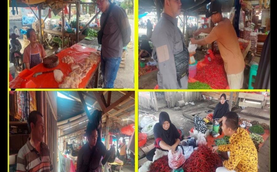 Polres Kaur Pantau dan Monitoring Stabilitas Harga Bahan Pokok  