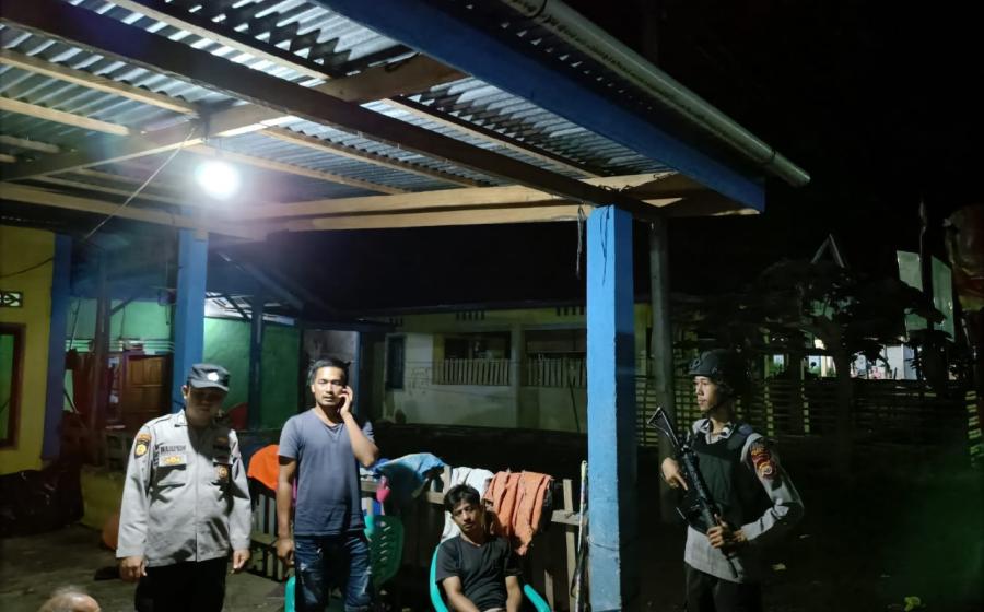 Jaga Kamtibmas Tetap Kondusif, Polsek Padang Guci Hulu Patroli Dialogis