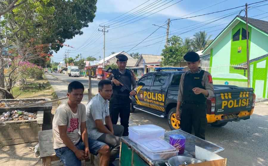 Pantau Situasi Kamtibmas di Seputaran Wilkum, Polres Kaur Patroli Presisi 