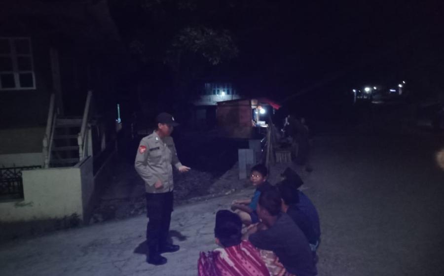 Personel Polsek Muara Sahung Patroli KRYD Ciptakan Kamtibmas Kondusif 