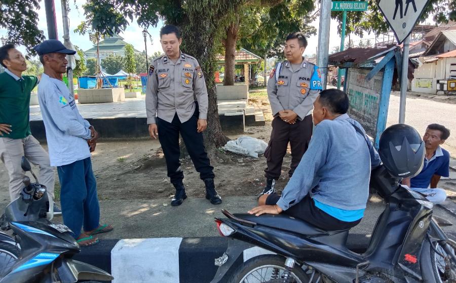 Jumat Curhat, Personel Polsek Kaur Selatan Curhat Bersama Warga Desa Air Dingin 