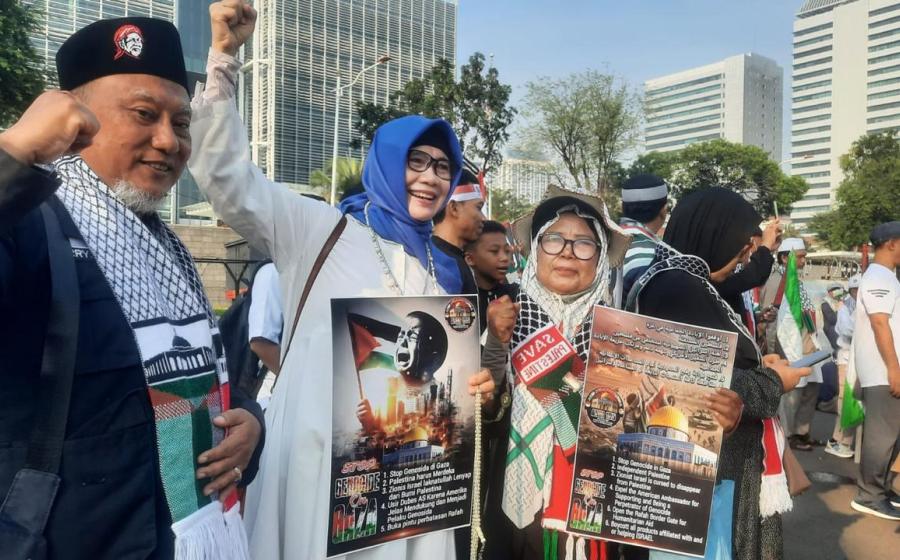 Aspirasi Emak-Emak Indonesia Dukung Aksi di Kedubes Amerika Serikat dan Rumah Dubes Mesir di Jakarta