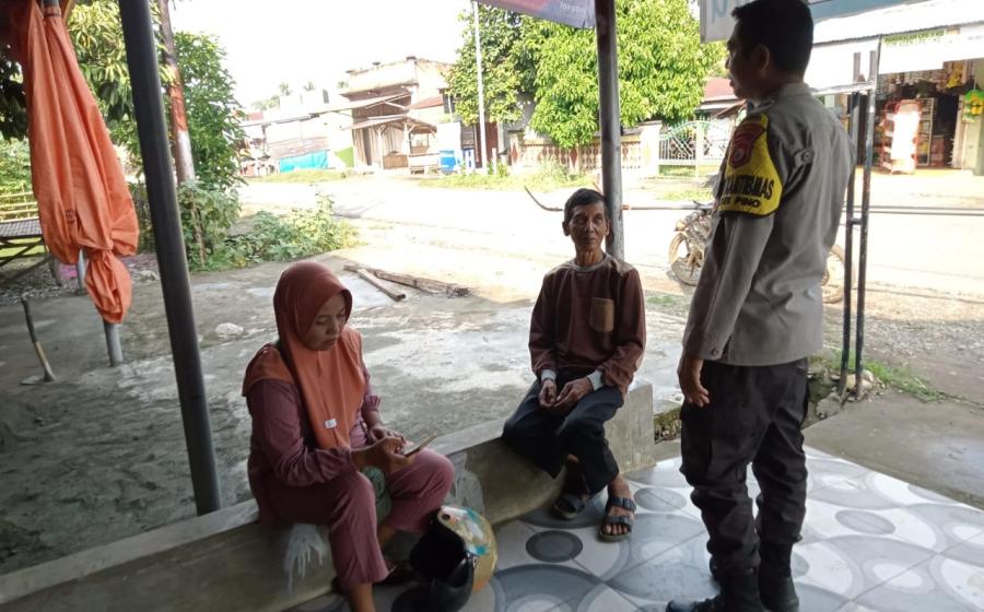 Jalin Sinergitas dalam mewujudkan Kamtibmas yang Kondusif Bhabinkamtibmas Polsek Pino Sambangi Warga Binaan 