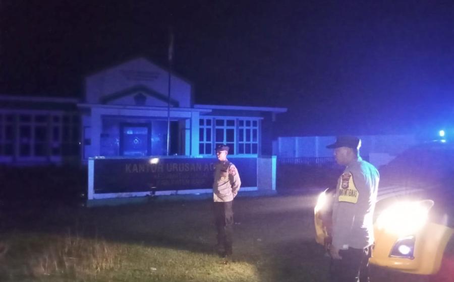 Antisipasi Tindak Pidan 3C, Polsek Nasal Patroli Objek Vital dan Tempat-Tempat Rawan Kamtibmas 