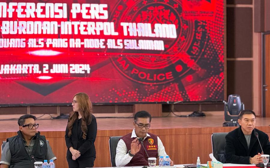 Polri Tangkap Buronan Thailand Paling Dicari