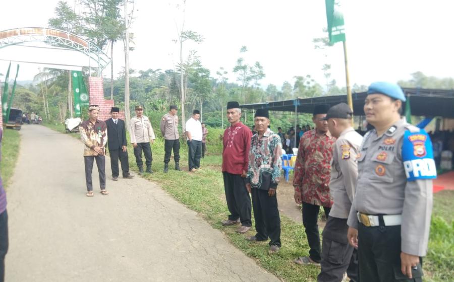 Polsek Sindang Kelingi Berikan Pengamanan Kegiatan Tabligh Akbar dan Doa Bersama 