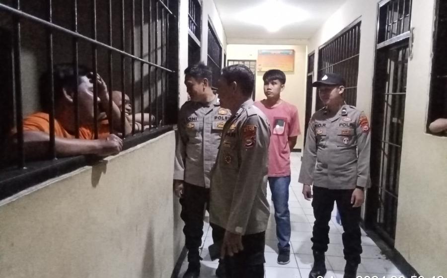 Rutin, Pawas Polres Kaur Cek Ruang Tahanan 
