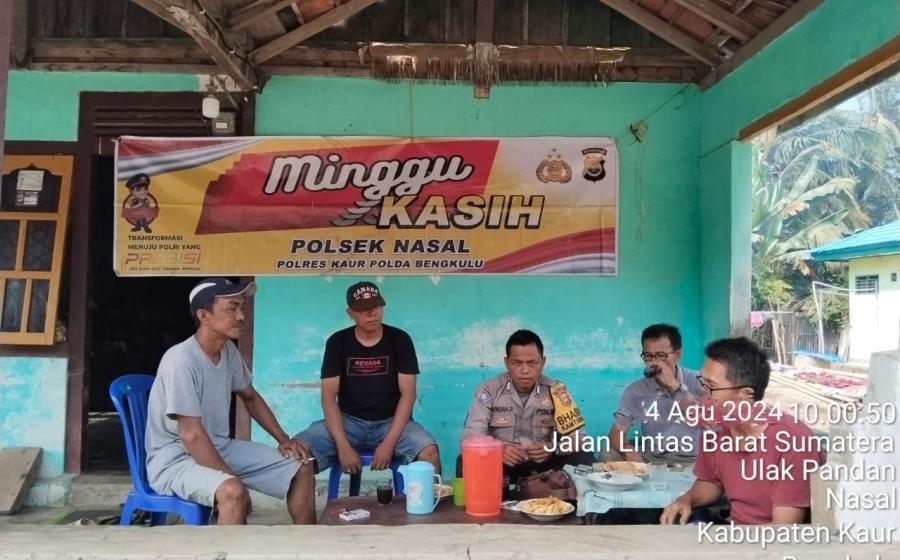 Jumat Curhat Polsek Nasal Bersama Warga Desa Ulak Pandan