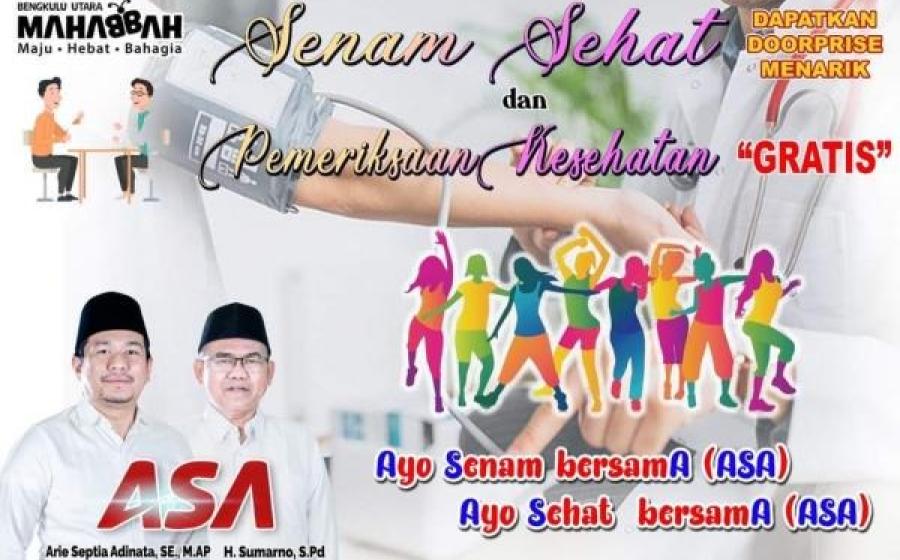 ASA Ajak Warga Senam Sehat di Padang Jaya