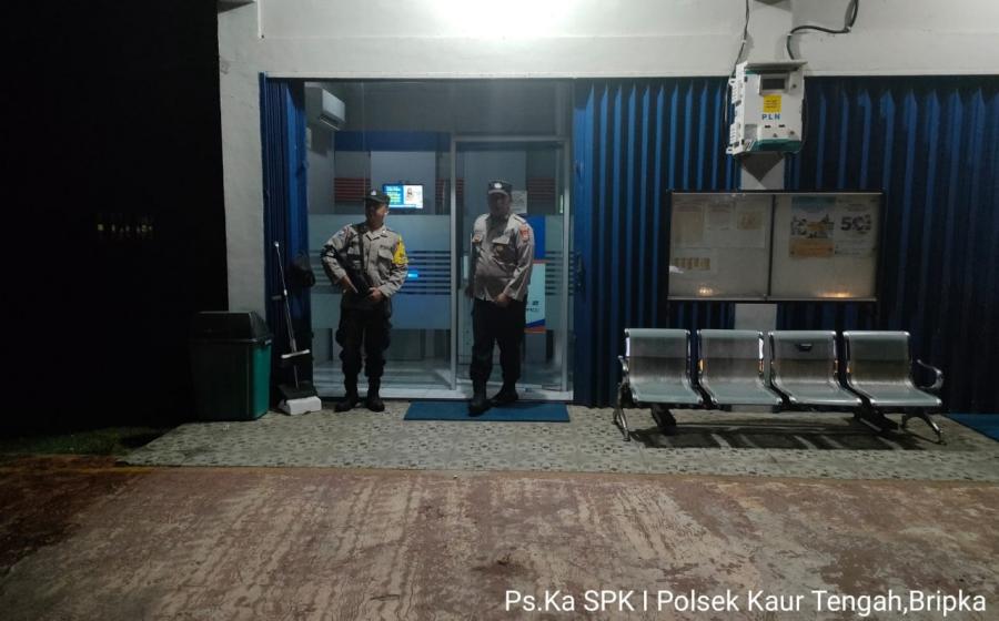 Polsek Kaur Tengah Patroli Dialogis Antisipasi 3C dan Premanisme di Seputaran Objek Vital 