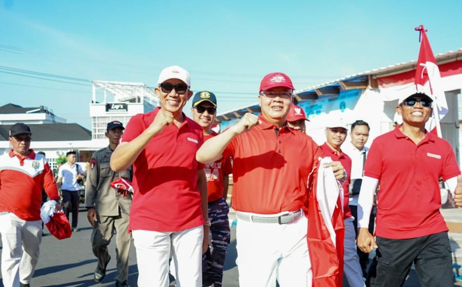 Ragam Kirab Merah Putih di Kota Bengkulu