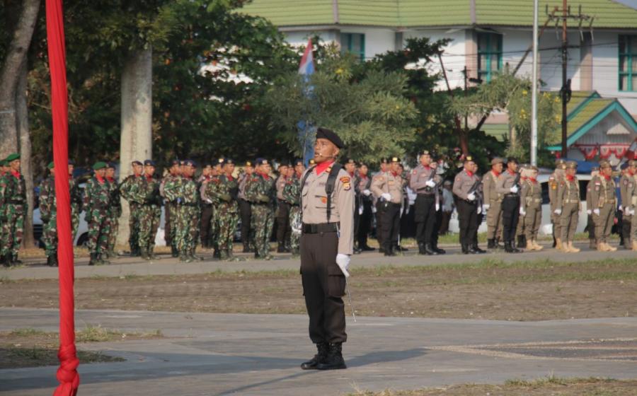 Polres Rejang Lebong Ikuti Upacara HUT RI Ke 79  dan Laksanakan Pengamanan 