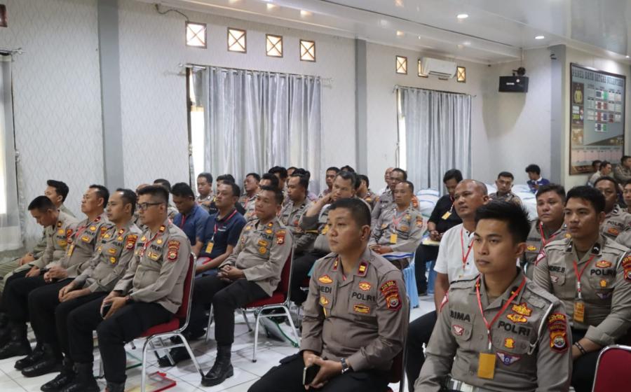 Jeang Pilkada 2024 , Polres Mukomuko Gelar Latihan Pra Ops Mantap Paraja Nala 2024 