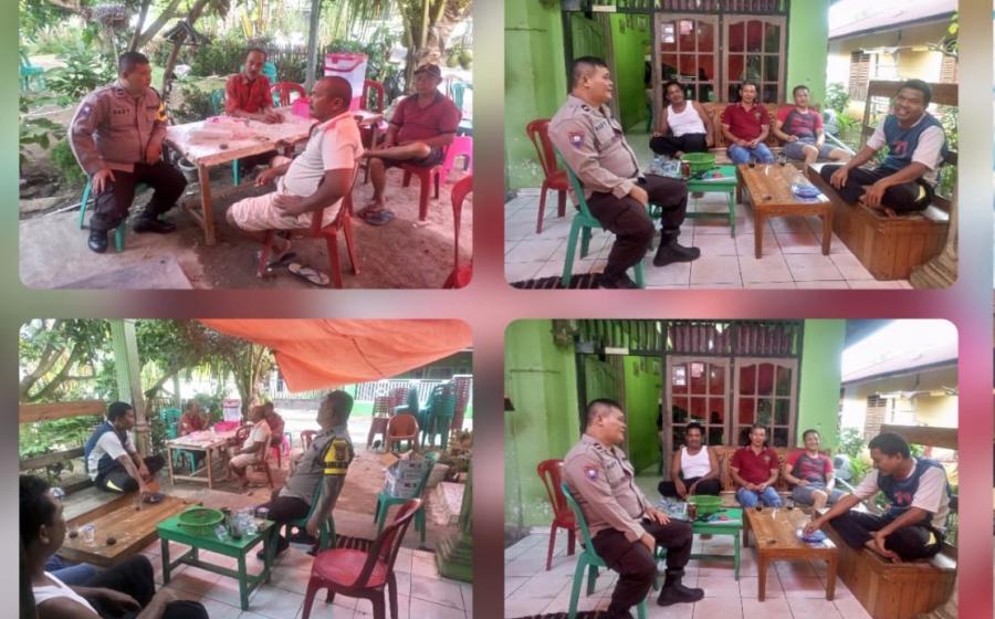 Jelang Pilkada 2024, Bhabinkamtibmas Polsek Muara Bangkahulu Sambangi Warga Sampaikan Imbauan Kamtibmas 