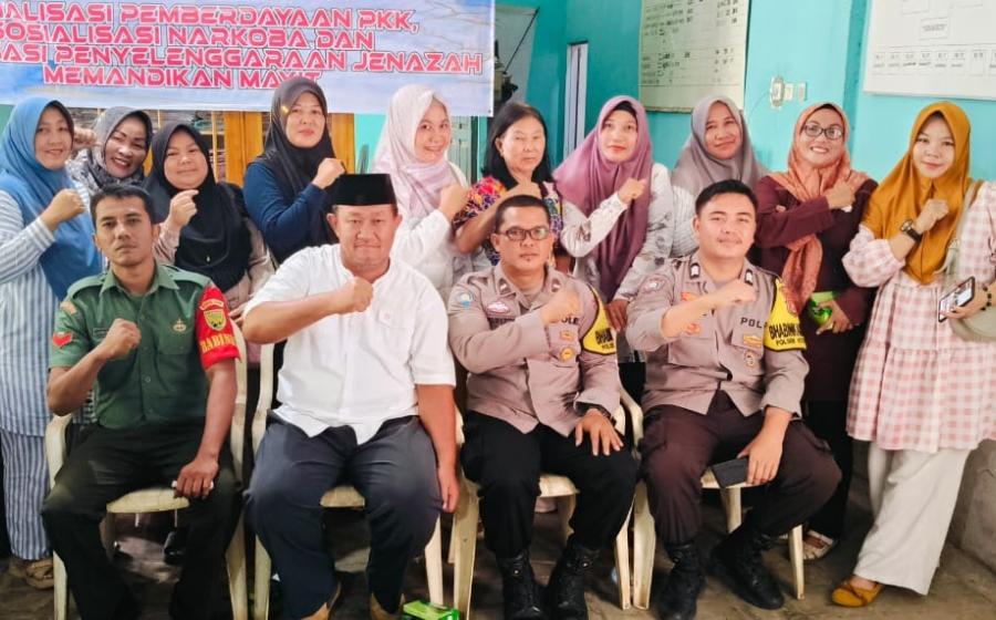 Bhabinkamtibmas Polsek Kota Manna Berikan Materi Warga Kelurahan Pasar Mulia pada Kegiatan Sosialisasi Kenakalan Remaja