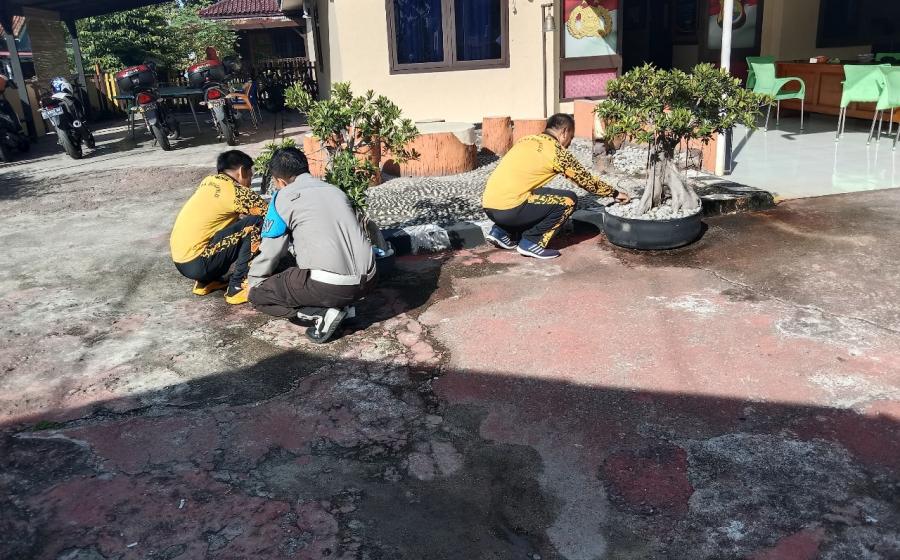 Cipta Lingkungan Bersih, Polsek Kaur Selatan Laksanakan Kurve Mako