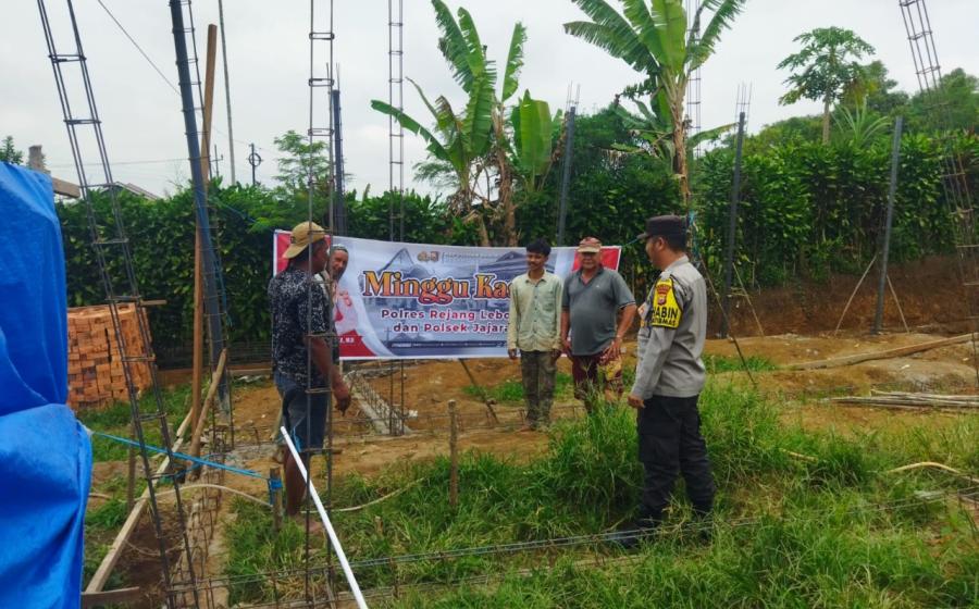 Bhabinamtibmas Polsek Sindang Kelingi Minggu Kasih Bersama Warga Binaan 
