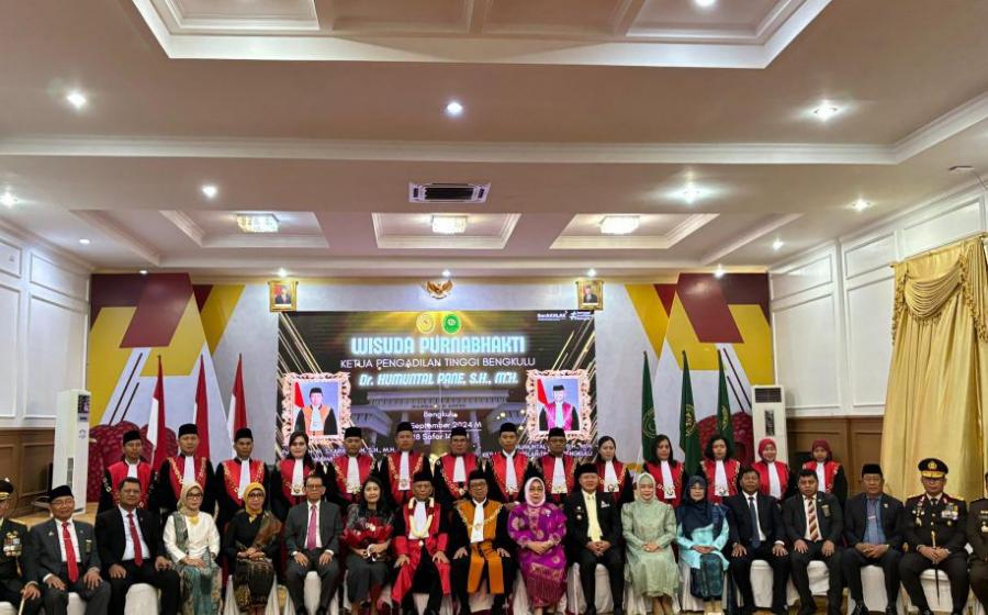 Kapolda Bengkulu Hadiri Wisuda Purnabakti Ketua Pengadilan Tinggi Bengkulu