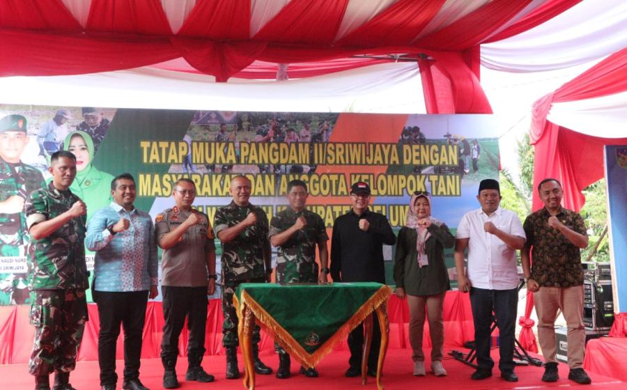 Wujud Sinergitas TNI - Polri, Kapolda Bengkulu Hadiri Peresmian IRPOM Oleh Pangdam II Sriwijaya 