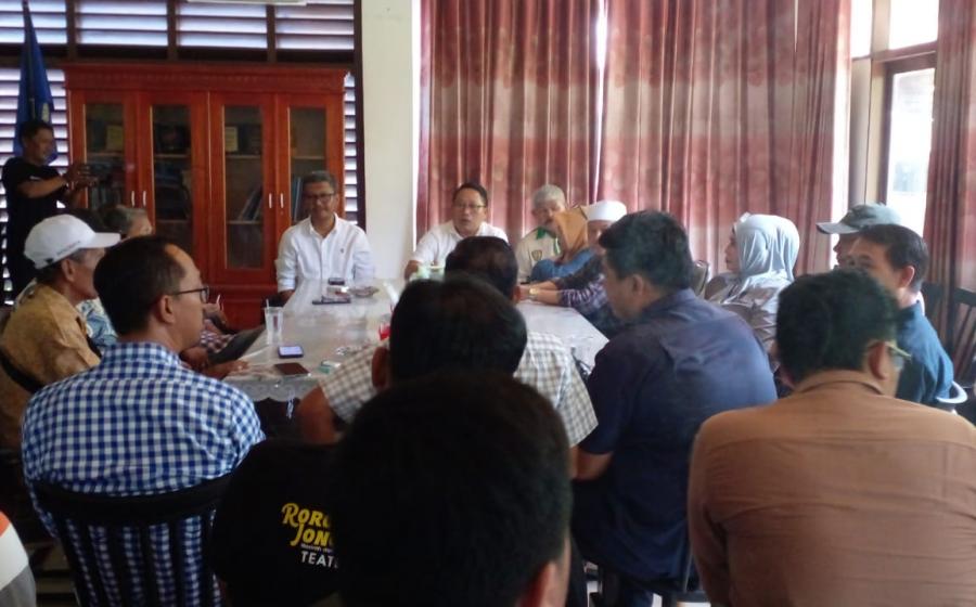 Silaturahmi dengan PWI, Puluhan Wartawan Doakan Sukatno Jadi Wakil Wali Kota Bengkulu