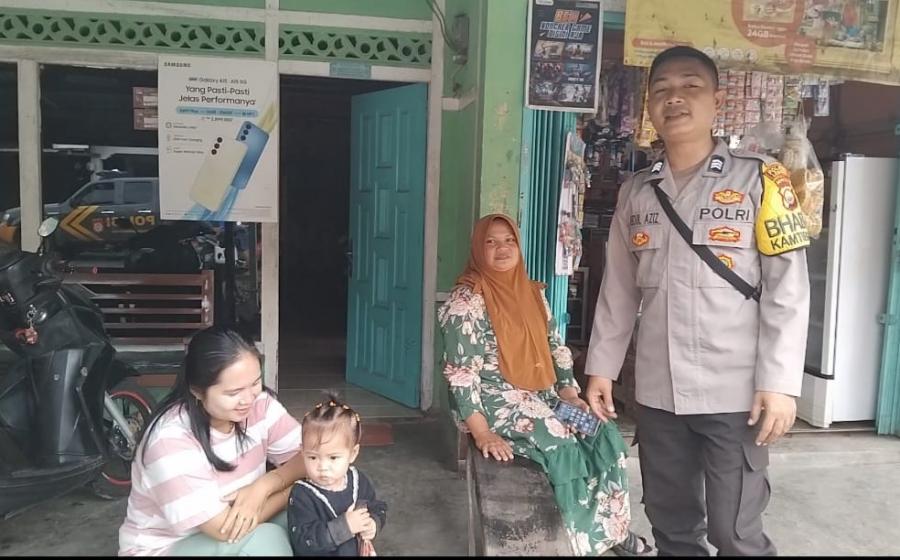 Coolling System, Bhabinkamtibmas Polsek Lebong Utara Sampaikan Imbauan Kamtibmas