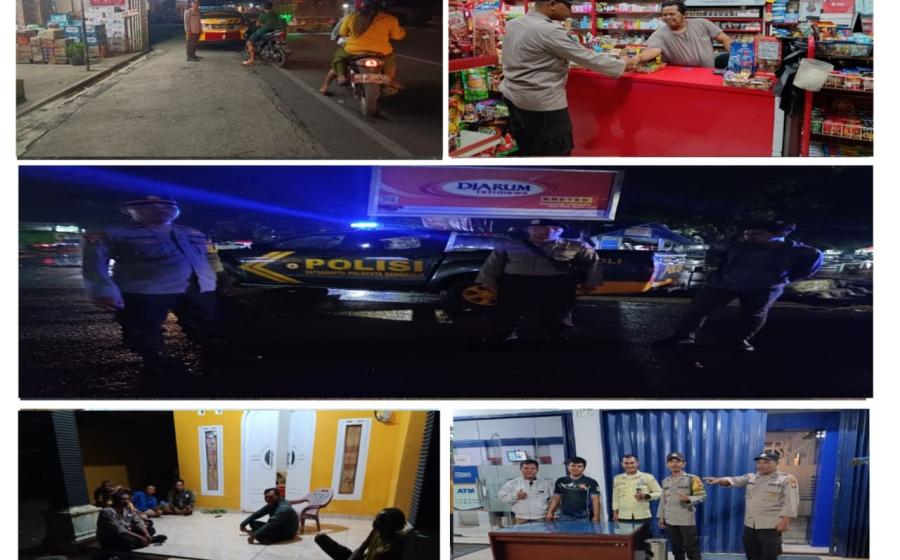 Berikan Pengamanan di Tengah-Tengah Masyarakat, Personel Polsek Kampung Melayu Patroli Dialogis 