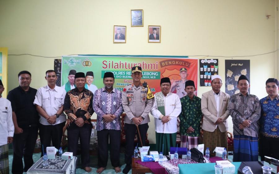 Jalin Sinergitas, Kapolres Rejang Lebong Sambang Silahturahmi kepada Ketua NU Rejang Lebong dan Pengurus