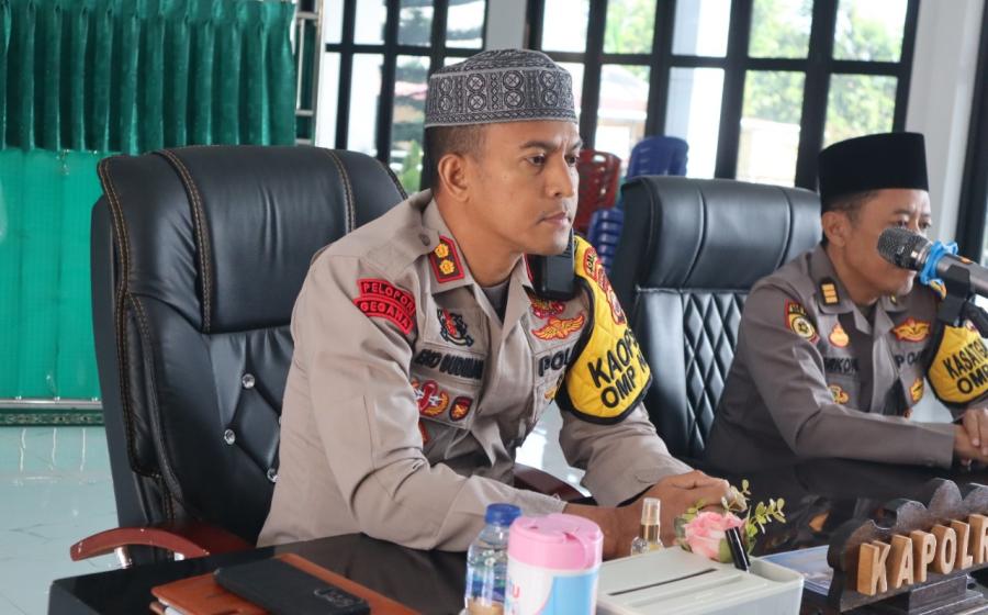 Peringati Hari Maulid Nabi Muhammad SAW, Kapolres Rejang Lebong Ikuti Zoom Meeting Bersama Kapolda Bengkulu 