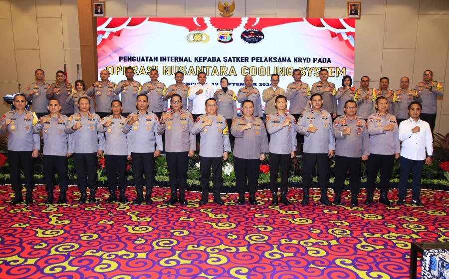 NCS Polri Minta Polda Lampung Optimalkan Coolling System Jelang Pilkada