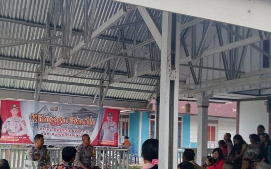 Cooling Sistem Jelang Pemilukada, Polsek Sindang Kelingi Gelar Minggu Kasih