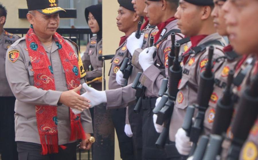 Kunjungi Polres Seluma, Kapolda Bengkulu Tekankan Netralitas Polri