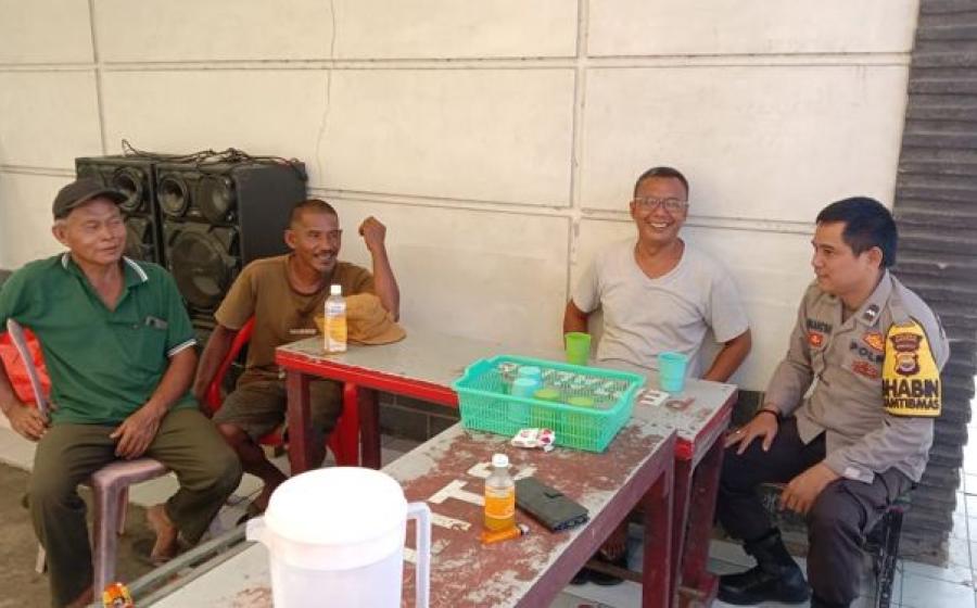Cooling Sistem, Bhabinkamtibmas Ajak Warga Ciptakan Kamtibmas yang Kondusif di Masa Kampanye
